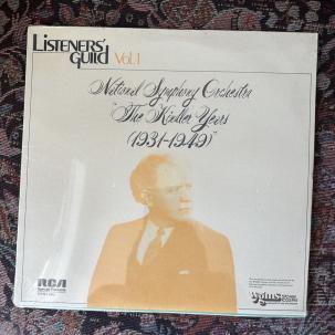 SEALED: National Symphony Orchestra "The Kindler Years" 1931-49 - RCA