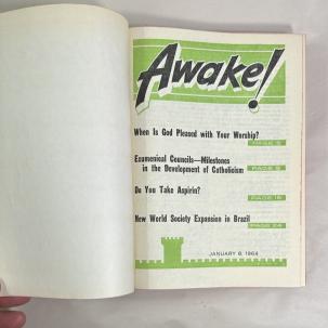 AWAKE! VOLUME 45 1964, JANUARY - DECEMBER, COMPLETE YEAR  by Watchtower 