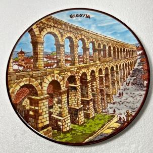 MG Ceramics Spain - Scene from the Aqueduct of Segovia