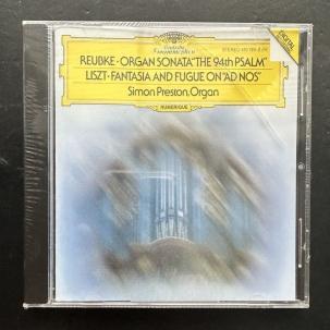 SEALED: Reubke: Organ Sonata / Liszt: Fantasia and Fugue - Simon Preston - DG