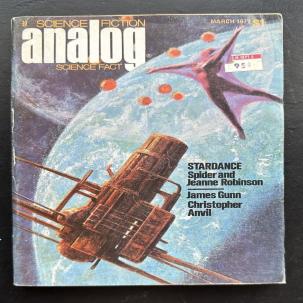 Analog Magazine March 1977 Spider Robinson James Gunn Christopher Anvil
