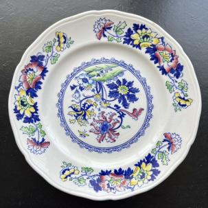 "Old Canton" Enoch Wedgwood England Salad / Bread Plate - 7"