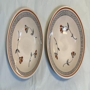 Johnson Brothers Zephyr Old Granite Ironstone Coupe Cereal Bowl 6-3/8" - EUC