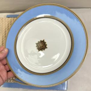 Williams Sonoma Foulard Salad / Dessert Plates - Set Of 4 - 8-1/4" - New in Box