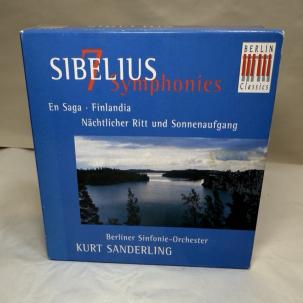Sibelius - 7 Symphonies - BSO, Kurt Sanderling - Berlin Classics, 4-CD Set