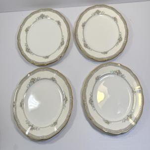 Mikasa Bridal Bouquet Bread / Salad Plates - Set of Four - 7-1/2" - CAP08