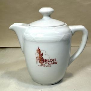 Schloss Cafe Bad Homburg Ceramic Coffee / Tea Pot  Bauscher Wieden Bavaria