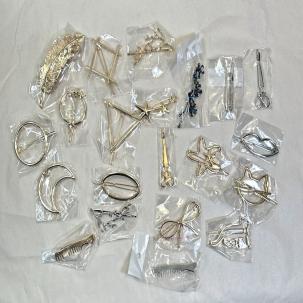 Lot of 21 Women's Hairpins - Brand New in Plastic Wrap