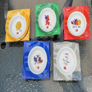 2000 Sydney Olympics McDonald Ceramic Plate Collection (5) - Original Packaging