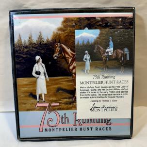 75th Running Montpelier Hunt Races - Thomas J. Coon - Ceramic Reproduction - NEW
