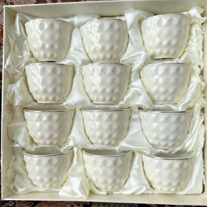 Set of 12 Cappuccino / Espresso Cups - 2" tall - Made for Export to MidEast