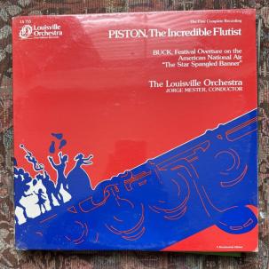 SEALED: Piston, Buck, The Louisville Orchestra ‎– The Incredible Flutist - LS755