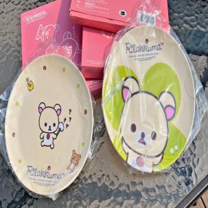 RILAKKUMA Melamine Plates - Two Plates Per Box - 2009 - Brand New