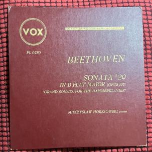 BEETHOVEN - Sonata No. 29 Hammerklavier - Mieczysław Horszowski - VOX PL 6750