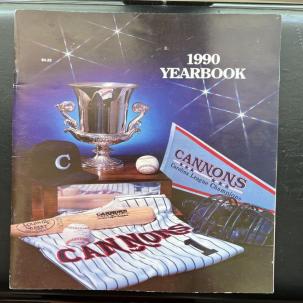 Carolina Cannons 1990 Yearbook and Scorecard