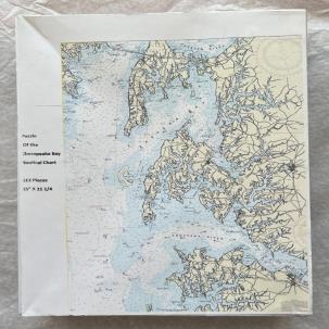 Chesapeake Bay Nautical Chart Puzzle - 513 pieces - 15" x 22"