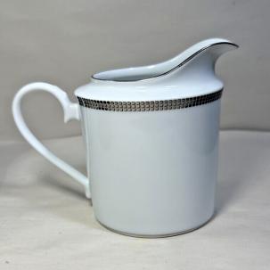 Noritake Pembroke Platinum Porcelain Creamer - New with Tags, Unboxed