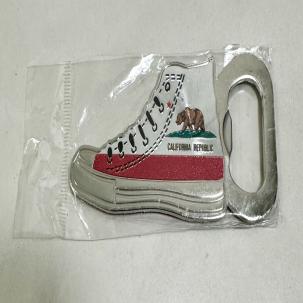 State of California Sneaker Bottle Opener Magnetic